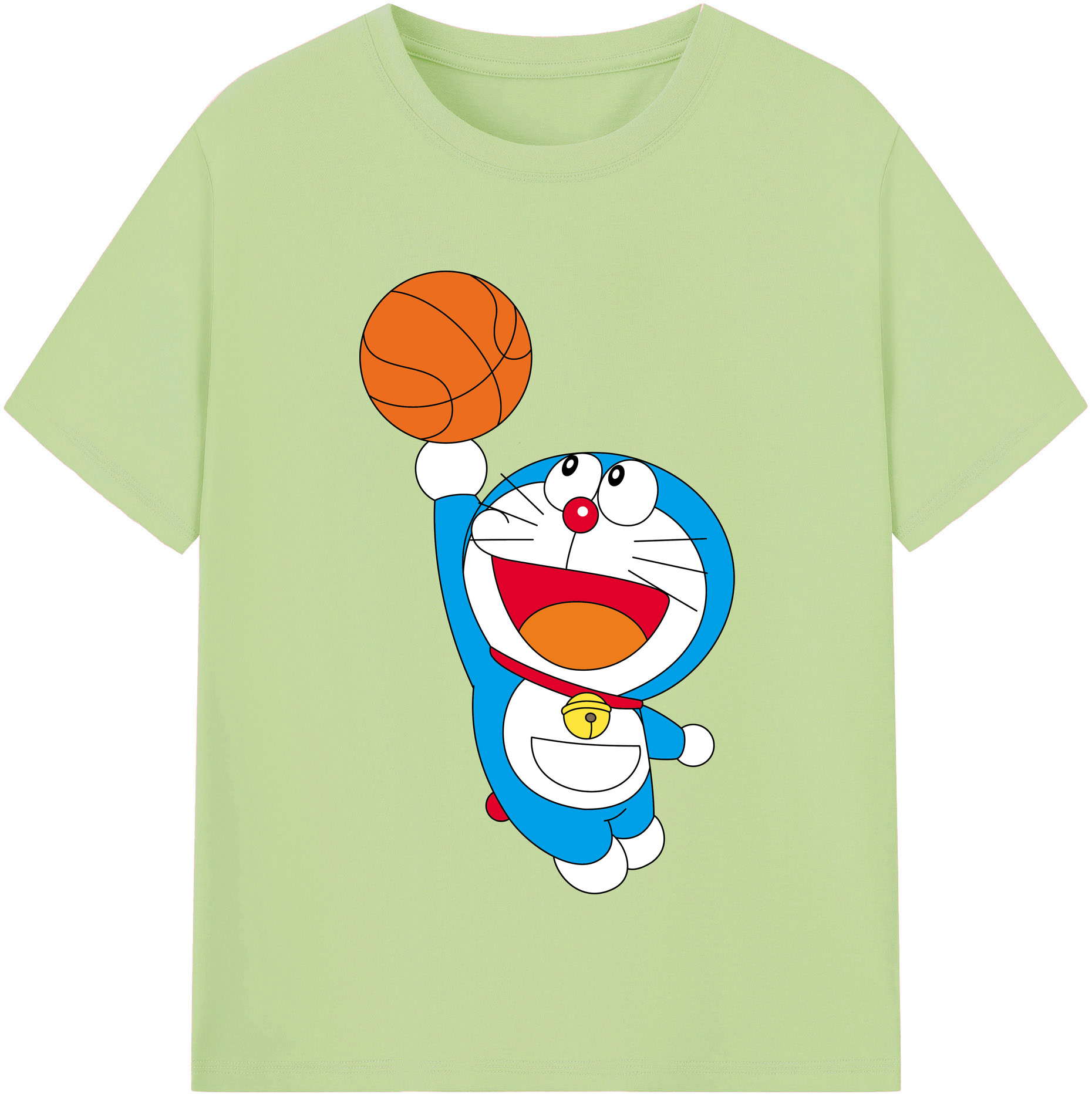 （画像用） ドラえもん Doraemon 綿100％半袖Tシャツ（フロントプリント）